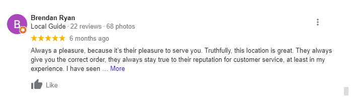 Google review