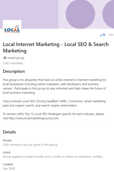 Local Internet Marketing